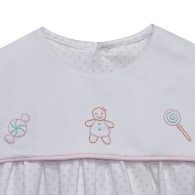 Baby Sen Gingerbread Pink Rowan Dress