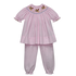 Baby Sen Mallards Pink Georgette Long Bloomer Set