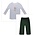 Remember Nguyen Hunting Dog White Houston Tee/Green Cord Pant Set