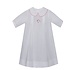 Baby Sen Santa Face White Quinn Daygown