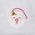 Baby Sen Santa Face White Quinn Daygown