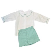 Remember Nguyen Green Square Madison Boy Short Set
