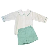 Remember Nguyen Green Square Madison Boy Short Set
