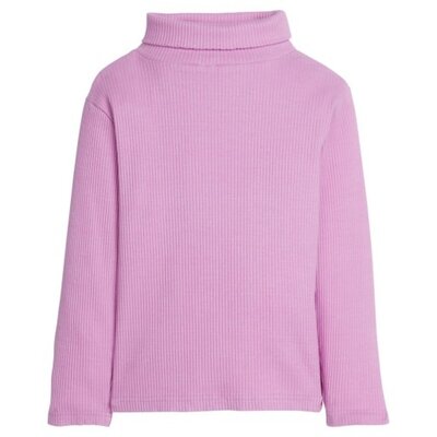 Bisby Ribbed Turtleneck - Petal