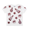 Belle Cher Maroon & White Cheer Shirt