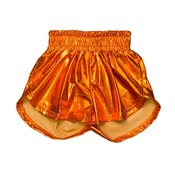 Belle Cher Orange Metallic Shorts