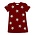 Belle Cher Maroon and Gray Star Dress