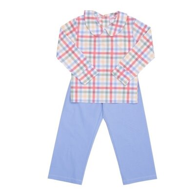 The Oaks Apparel Harvest Gingham Boys Pant Set