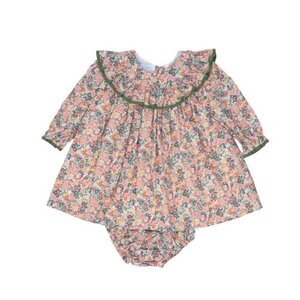 The Oaks Apparel Layla Highland Floral Dress and Bloomer Set