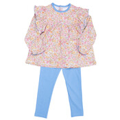 The Oaks Apparel Abree Watercolor Wildflowers Legging Set