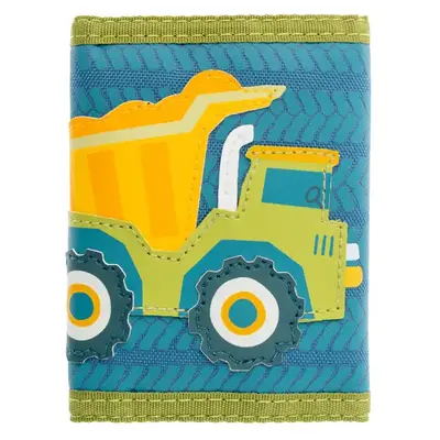 Wallet- Blue Construction