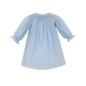 Petit Bebe Tiffany Blue Corduroy L/S Bishop