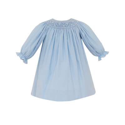 Petit Bebe Tiffany Blue Corduroy L/S Bishop