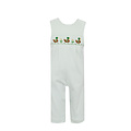 Petit Bebe Mallard Duck Green Knit Stripe Long Jon Jon
