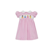 Petit Bebe Princesses Pink Knit Stripe Dress