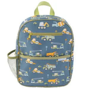 Junior Backpack- Blue Construction