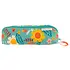 Stephen Joseph All Over Print Pencil Pouch- Turquoise Floral