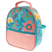 All Over Print Lunchbox- Turquoise Floral