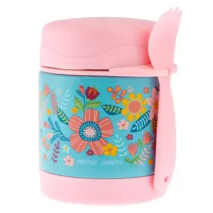 Insulated Food Jars- Turquoise Floral