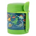 Insulated Food Jar- Green Dino