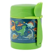 Insulated Food Jar- Green Dino