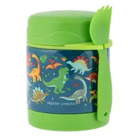 Insulated Food Jar- Green Dino