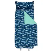 All Over Print Nap Mat- Shark