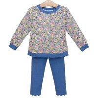 Trotter Street Kids Floral Reagan Pants Set