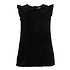 Luli & Me Black Deluxe Velvet Shift Dress