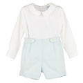 Luli & Me Blue Classic Tabs Boy Set