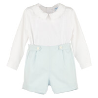 Luli & Me Blue Classic Tabs Boy Set