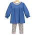 Trotter Street Kids Floral Ruffle Pants Set