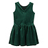Luli & Me Green Deluxe Velvet Princess Dress