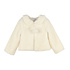 Luli & Me Ivory Cozy Fuzzy Coat