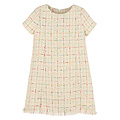 Luli & Me Ivory Tweed Princess Dress