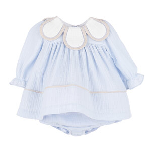 Sophie & Lucas Blue Cuddle Cotton Petal Float