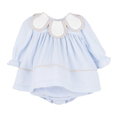 Sophie & Lucas Blue Cuddle Cotton Petal Float