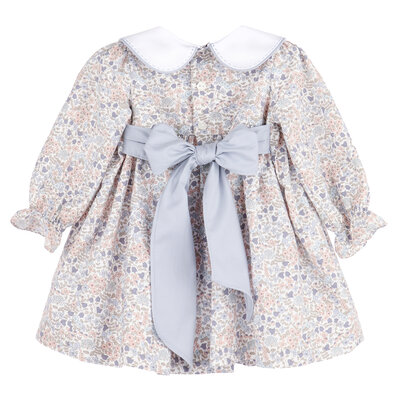 Sophie & Lucas Blue Sweater Weather Pleat Dress
