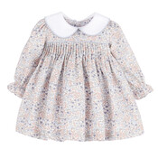 Sophie & Lucas Blue Sweater Weather Pleat Dress