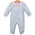 Trotter Street Kids Katherine Romper - Light Blue Stripe/Light Pink
