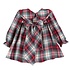 Sophie & Lucas Red Gingerbread Plaid Petal Float