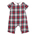 Sophie & Lucas Red Gingerbread Plaid Boy Longall