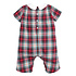 Sophie & Lucas Red Gingerbread Plaid Boy Longall