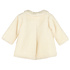 Luli & Me Ivory Cozy Fuzzy Long Coat