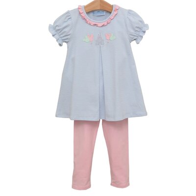 Trotter Street Kids Magical Ruffle Pant Set