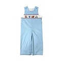 Delaney Emergency Vehicles Blue Knit Long Jon Jon