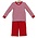 Trotter Street Kids Miller Pant Set Red - Red Stripe