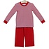Trotter Street Kids Miller Pant Set Red - Red Stripe