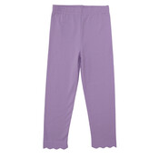 Trotter Street Kids Scallop Leggings - Lavender