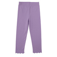 Trotter Street Kids Scallop Leggings - Lavender
